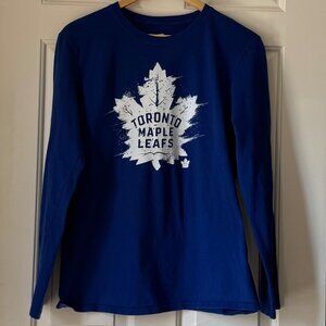 Toronto Maple Leafs Long Sleeve Tee | Women’s M | Fanatics | NHL Blue